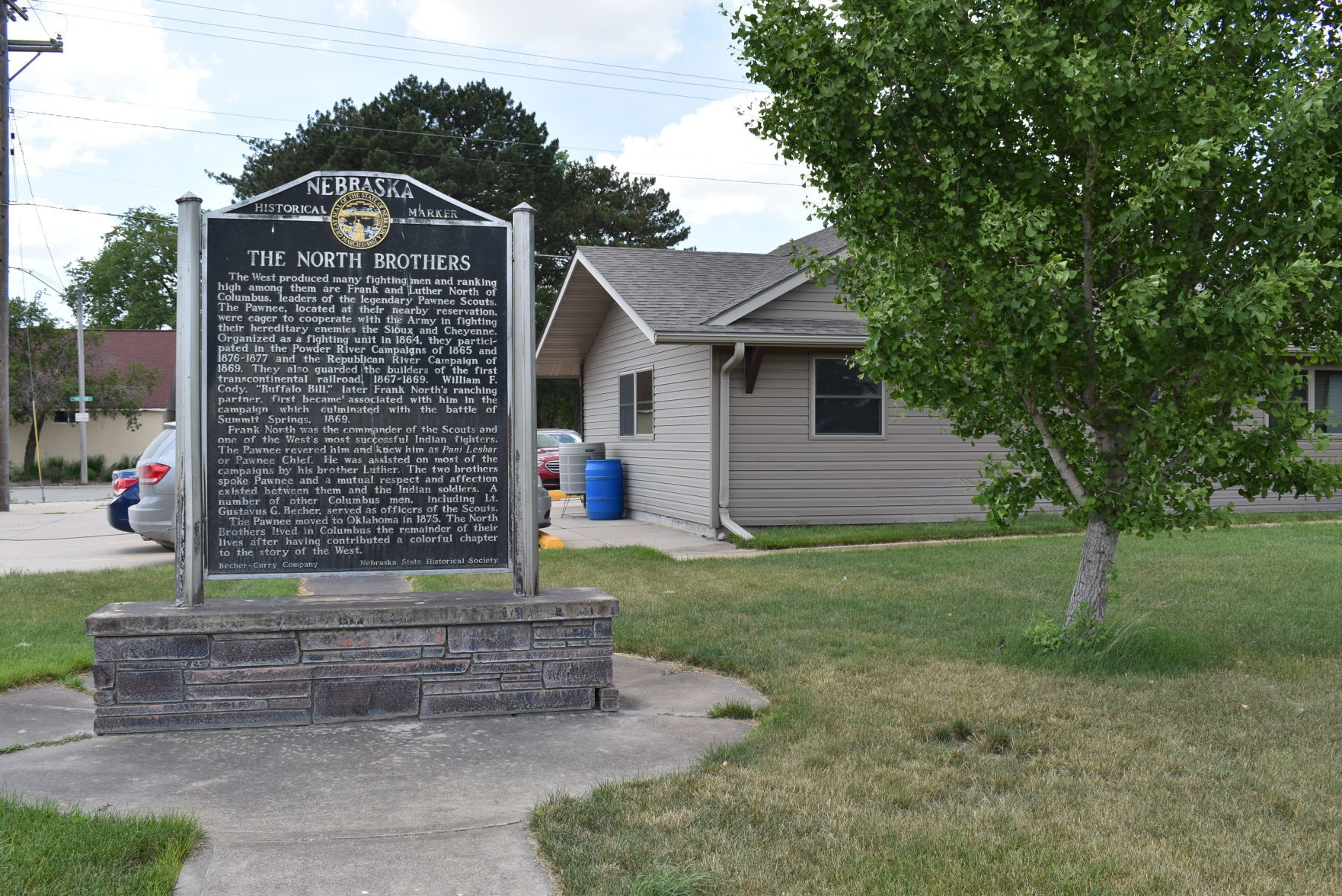 North Brothers plaque